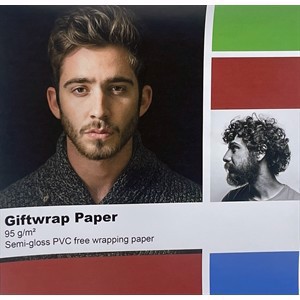 Grafisk-Handel Giftwrap paper Premium Satin 95 g/m² - 1524 mm x 50 meter
